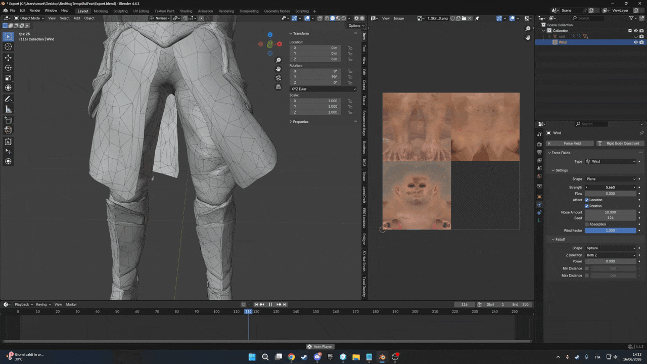 Fix Cloth Simulation